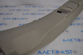Center pillar trim upper belt left Toyota Sienna 11-20 beige without button, worn