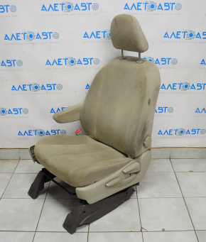 Driver's seat Toyota Sienna 11-14 without airbag, mechanical, beige velour