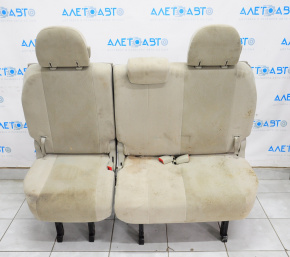 Rear row of seats 3rd row Toyota Sienna 11-14 beige velour, mechanical, dry-cleanable