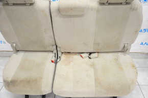 Rear row of seats 3rd row Toyota Sienna 11-14 beige velour, mechanical, dry-cleanable