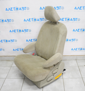 Rear row of seats left 2nd row Toyota Sienna 11-14 velour beige, for 7 seats