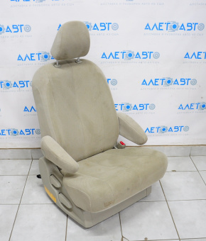 Rear row of seats right 2nd row Toyota Sienna 11-14 velour beige, for 7 seats