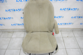 Passenger seat Toyota Sienna 11-14 without airbag, mechanical, velour, beige