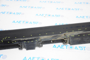 Right threshold Toyota Sienna 11-17 black, broken, torn