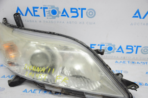 Headlight front right Toyota Sienna 11-20 bare for polishing