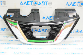 Radiator grill grill Nissan Rogue 17 for camera, for radar, for square emblem, japan built without emblem