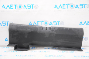 Trunk opening trim Honda Civic X FC 16-21 4d black, scratches