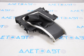 Manual transmission shifter lining Honda Civic X FC 16-17 2.0 black, tear