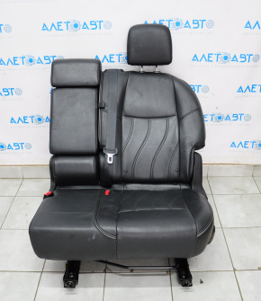 Rear seat left Infiniti JX35 QX60 13-13 leather black