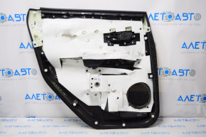 Door trim card rear right Nissan Murano z52 15-18 leather black gray insert, scratches