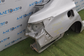 Quarter wing rear right Nissan Sentra 13-19 silver, dent
