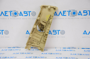 Left center pillar trim, upper belt, Toyota Avalon 13-15, beige