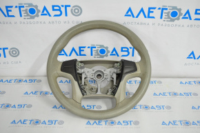 Naked steering wheel Toyota Sienna 11-16 beige rubber, with pads