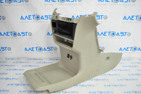 Central console under dashboard Toyota Sienna 11-14 beige, 2 parts, scratch