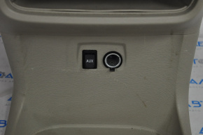 Central console under dashboard Toyota Sienna 11-14 beige, 2 parts, scratch