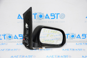 Side mirror right complete Toyota Sienna 11-14 3 pins, structure