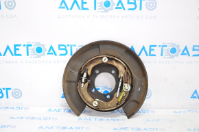 Rear left brake disc cover Toyota Sienna 11-20 with parking brake mechanism