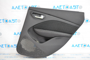 Door trim panel, rear right, Dodge Dart 13-15, black