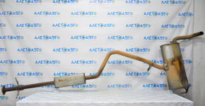 Muffler rear part with barrel Dodge Dart 13-16 2.0 2.4 1 pipe, crushed
