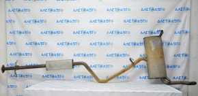 Muffler rear part with barrel Dodge Dart 13-16 2.0 2.4 1 pipe, crushed