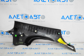 Black rear left door sill plate for Dodge Dart 13-16