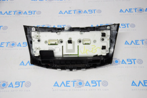 Display and climate control control Infiniti JX35 QX60 13-16 prerest, wood trim brown