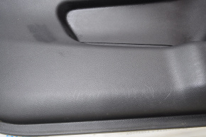 Door trim card front left Nissan Rogue 14-16 black, dark insert, scratches