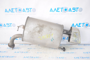 Muffler rear part barrel right Toyota Avalon 13-18 3.5 dented chrome nozzle