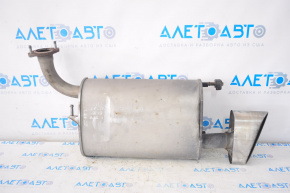 Muffler rear part barrel right Toyota Avalon 13-18 3.5 dented chrome nozzle