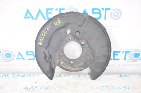 Rear right brake disc cover Toyota Avalon 13-18 without parking brake mechanism