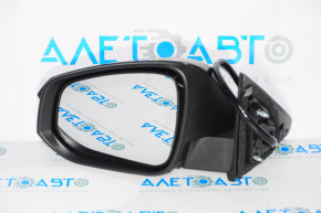 Left side mirror complete Toyota Highlander 14-19 12 pins, turn signal, backlight, BSM