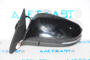Left side mirror complete Toyota Highlander 14-19 12 pins, turn signal, backlight, BSM