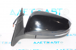 Left side mirror complete Toyota Highlander 14-19 6 pins, turn signal