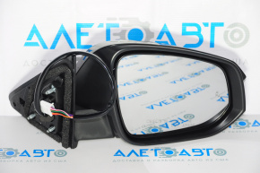 Side mirror right complete Toyota Highlander 14-19 12 pins, turn signal, heating, backlight, BSM