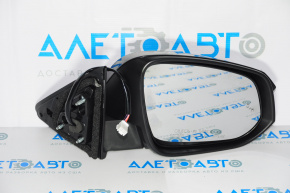 Side mirror right complete Toyota Highlander 14-17 7 pins, turn signal, BSM, without heating
