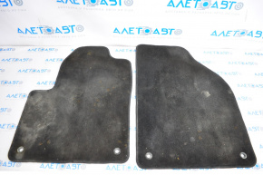 Set of floor mats for Dodge Dart 13-16, cloth, black, dry-cleanable