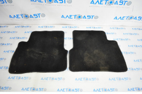 Set of floor mats for Dodge Dart 13-16, cloth, black, dry-cleanable