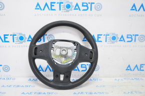 Steering wheel bare Dodge Dart 13-16 black, rubber, without buttons, with pads
