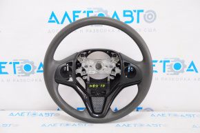 Bare steering wheel Honda HR-V 16-22 rubber black, with pads