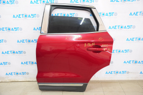 Door assembly rear left Lincoln MKC 15-19 red RR, dent