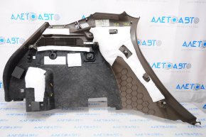 Right arch trim Lincoln MKC 15-16 brown, broken mount, scratches, with cigarette lighter