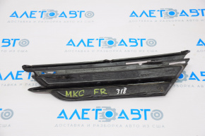 Front bumper grille right Lincoln MKC 15-18 prerest