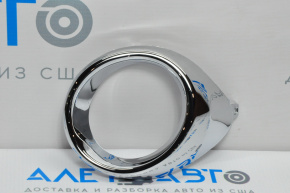 Left fog light frame Lexus ES300h ES350 13-15 prerest chrome