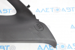 Rear pillar trim front left Chrysler 200 15-17 black, wiped