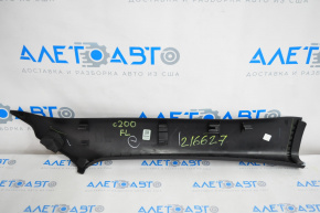 Front pillar trim left Chrysler 200 15-17 black, worn
