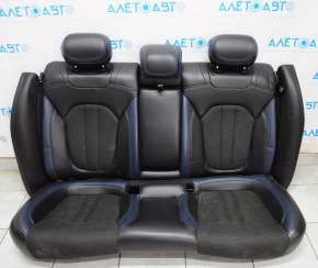Rear row of seats 2 row Chrysler 200 15-17 combined black-blue