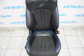 Passenger seat Chrysler 200 15-17 with airbag, fur, combined black-blue