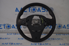 Naked steering wheel Kia Optima 11-15 leather black, heated, without pads and buttons, scratches