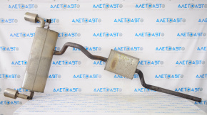 Exhaust pipe with barrel Lincoln MKC 15-16 2.0T cut off catalytic converter, dents