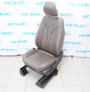 Driver's seat Lincoln MKC 15-16 with airbag, electric, with ventilation, brown leather, for dry cleaning
